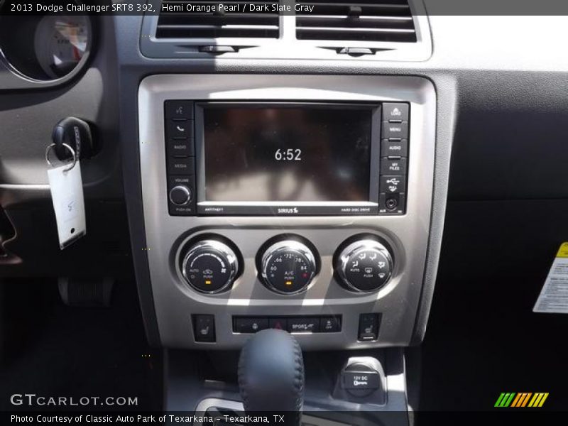 Hemi Orange Pearl / Dark Slate Gray 2013 Dodge Challenger SRT8 392