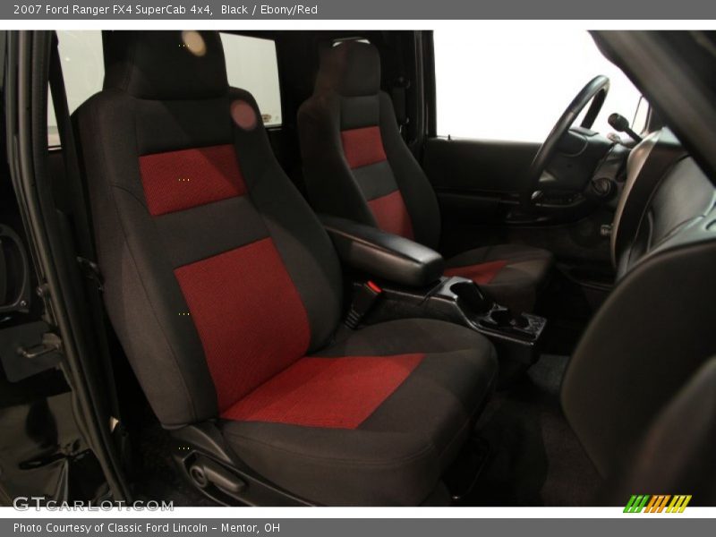 Black / Ebony/Red 2007 Ford Ranger FX4 SuperCab 4x4