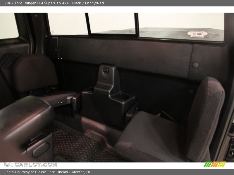Black / Ebony/Red 2007 Ford Ranger FX4 SuperCab 4x4
