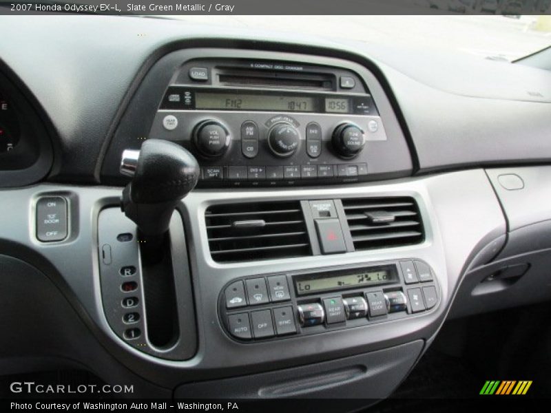 Slate Green Metallic / Gray 2007 Honda Odyssey EX-L