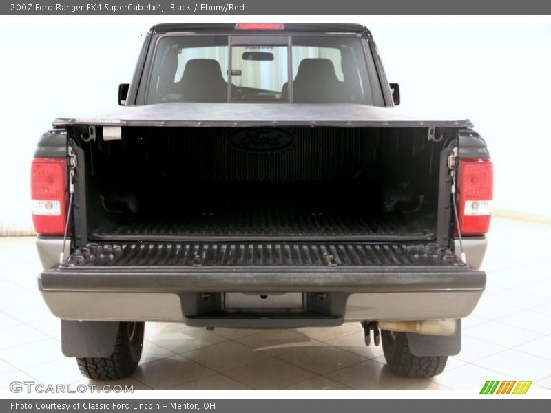 Black / Ebony/Red 2007 Ford Ranger FX4 SuperCab 4x4