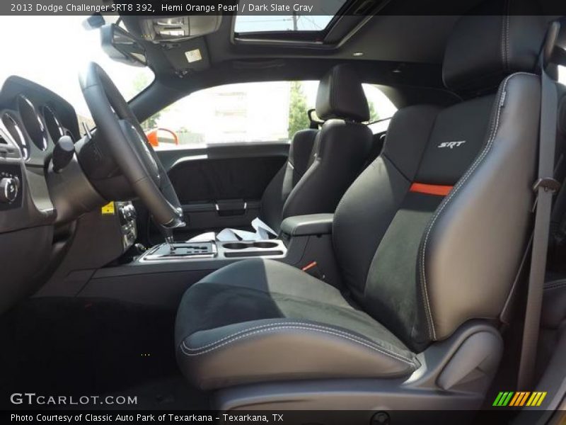 Front Seat of 2013 Challenger SRT8 392