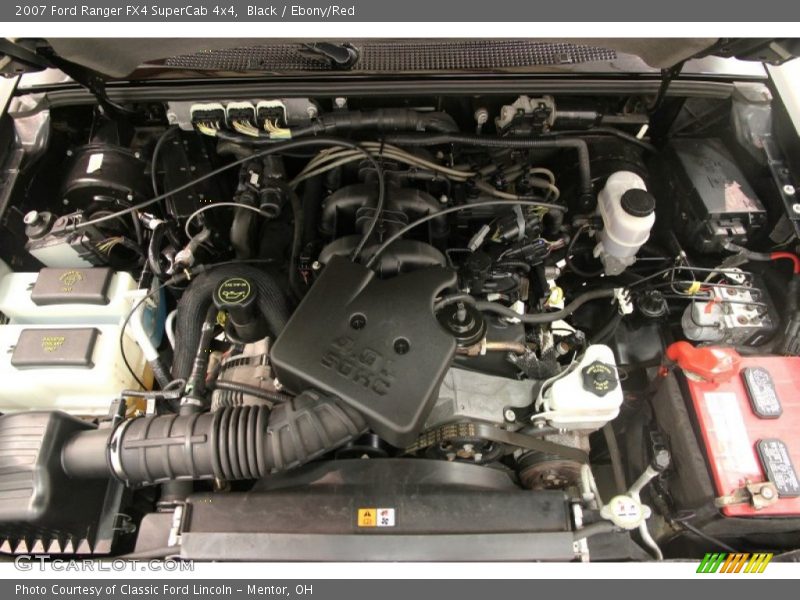 Black / Ebony/Red 2007 Ford Ranger FX4 SuperCab 4x4