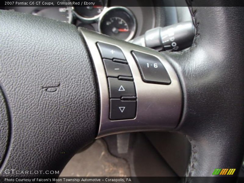 Crimson Red / Ebony 2007 Pontiac G6 GT Coupe