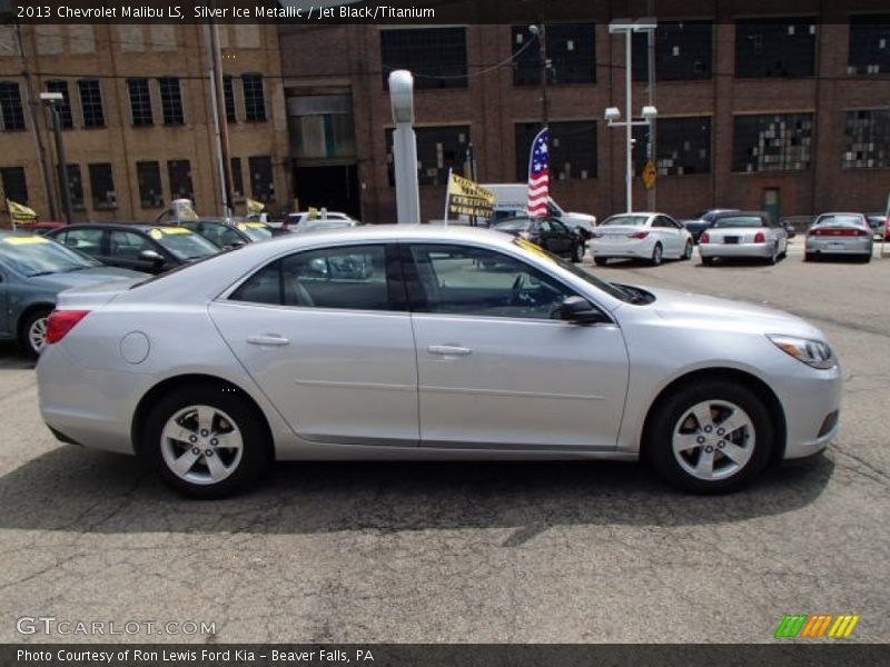 Silver Ice Metallic / Jet Black/Titanium 2013 Chevrolet Malibu LS