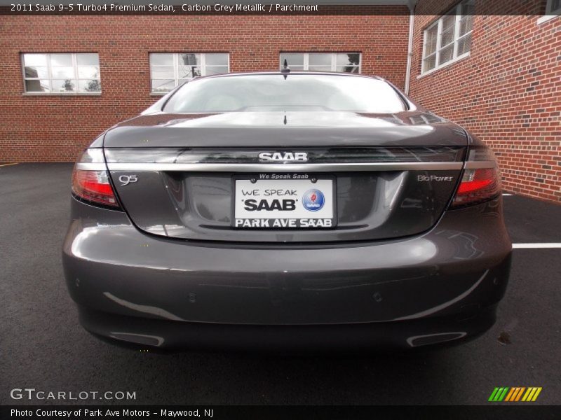 Carbon Grey Metallic / Parchment 2011 Saab 9-5 Turbo4 Premium Sedan