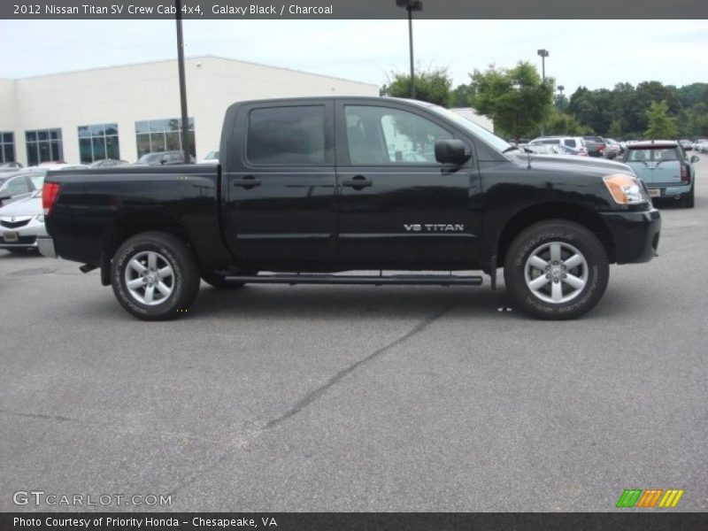 Galaxy Black / Charcoal 2012 Nissan Titan SV Crew Cab 4x4