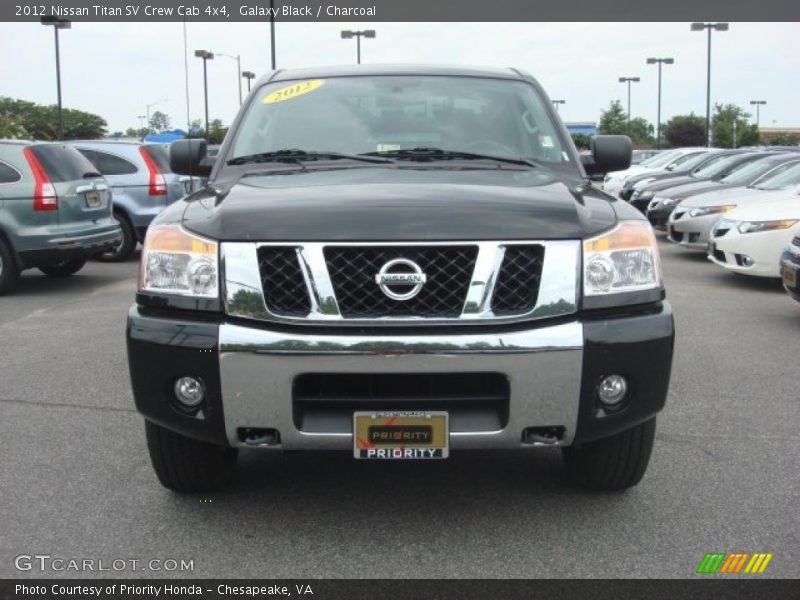 Galaxy Black / Charcoal 2012 Nissan Titan SV Crew Cab 4x4