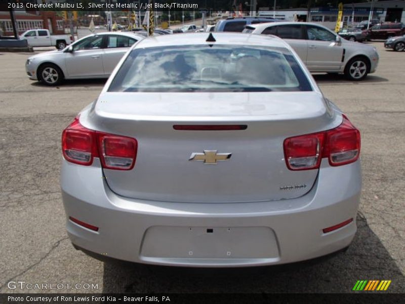 Silver Ice Metallic / Jet Black/Titanium 2013 Chevrolet Malibu LS