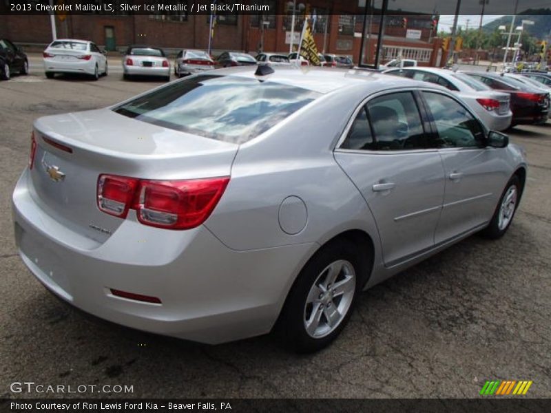Silver Ice Metallic / Jet Black/Titanium 2013 Chevrolet Malibu LS