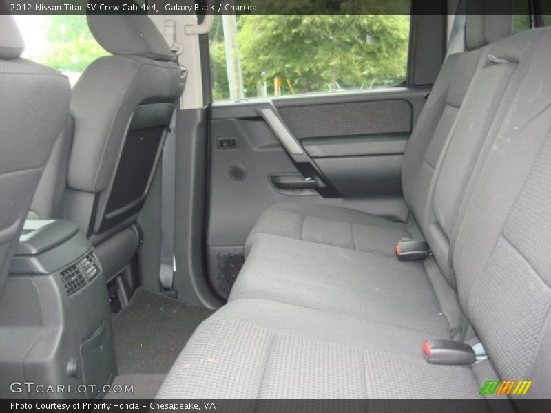 Galaxy Black / Charcoal 2012 Nissan Titan SV Crew Cab 4x4