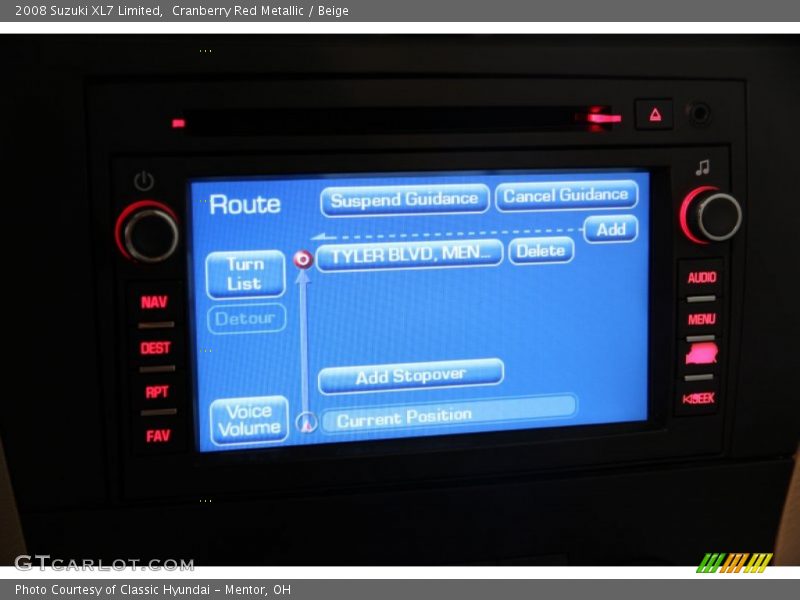 Cranberry Red Metallic / Beige 2008 Suzuki XL7 Limited