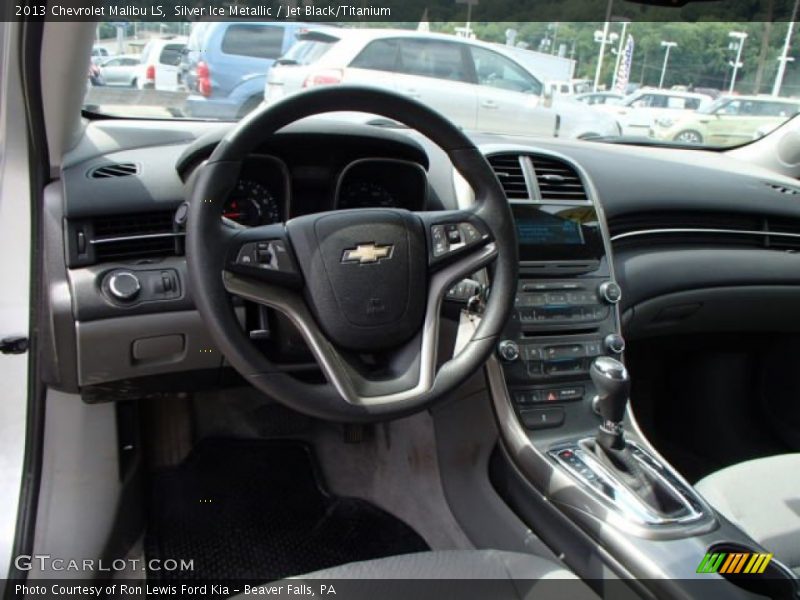 Silver Ice Metallic / Jet Black/Titanium 2013 Chevrolet Malibu LS