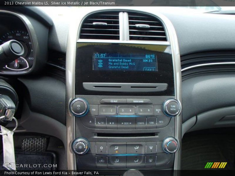 Silver Ice Metallic / Jet Black/Titanium 2013 Chevrolet Malibu LS