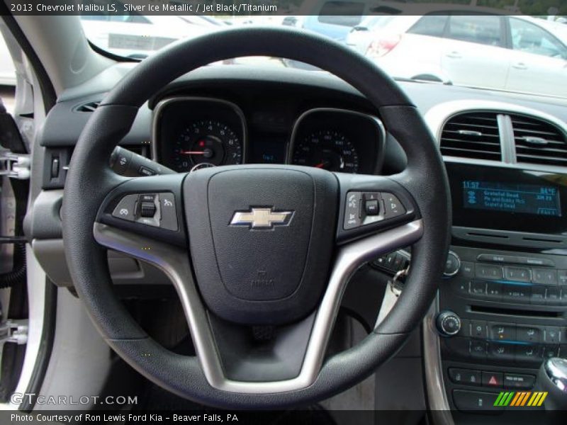 Silver Ice Metallic / Jet Black/Titanium 2013 Chevrolet Malibu LS
