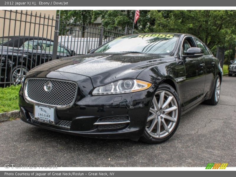 Ebony / Dove/Jet 2012 Jaguar XJ XJ