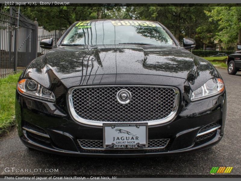 Ebony / Dove/Jet 2012 Jaguar XJ XJ