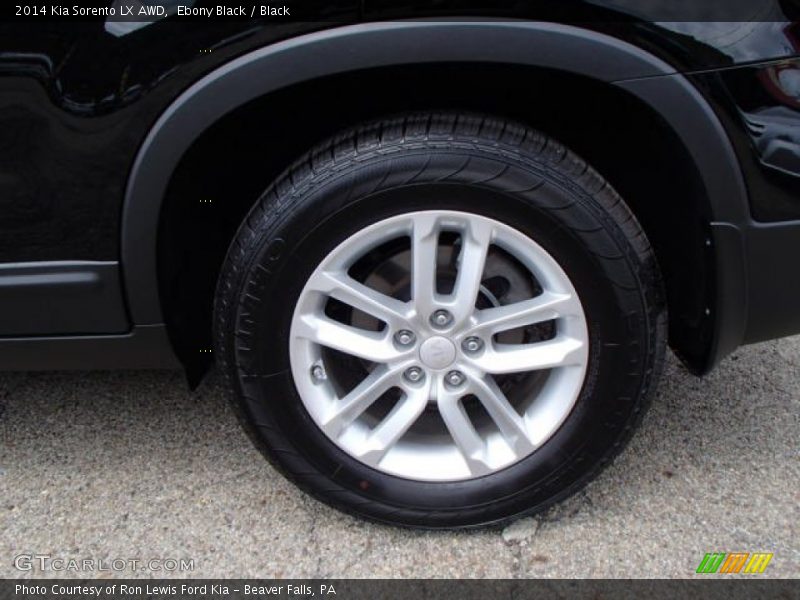 Ebony Black / Black 2014 Kia Sorento LX AWD