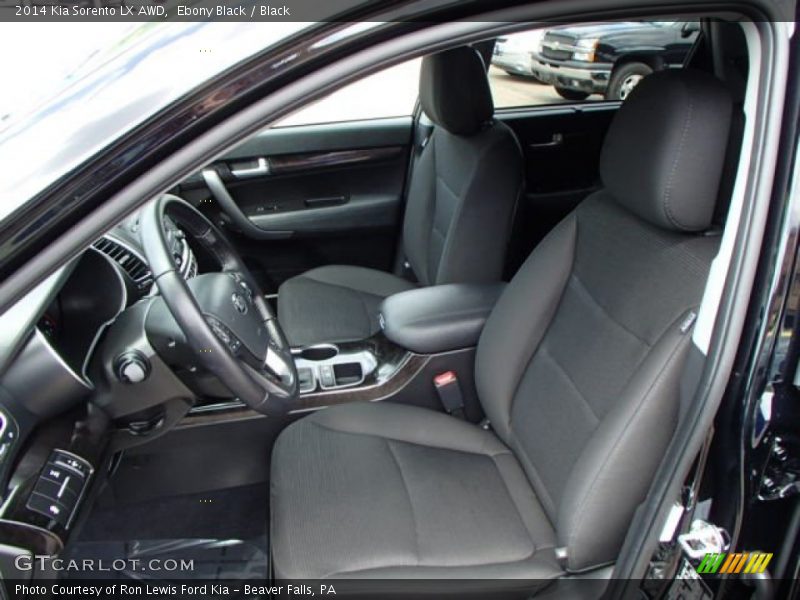 Ebony Black / Black 2014 Kia Sorento LX AWD