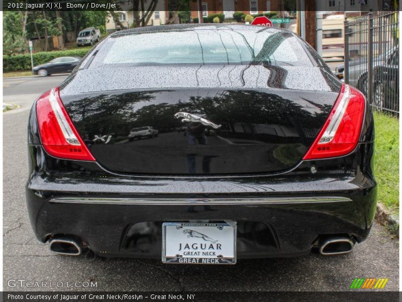 Ebony / Dove/Jet 2012 Jaguar XJ XJ