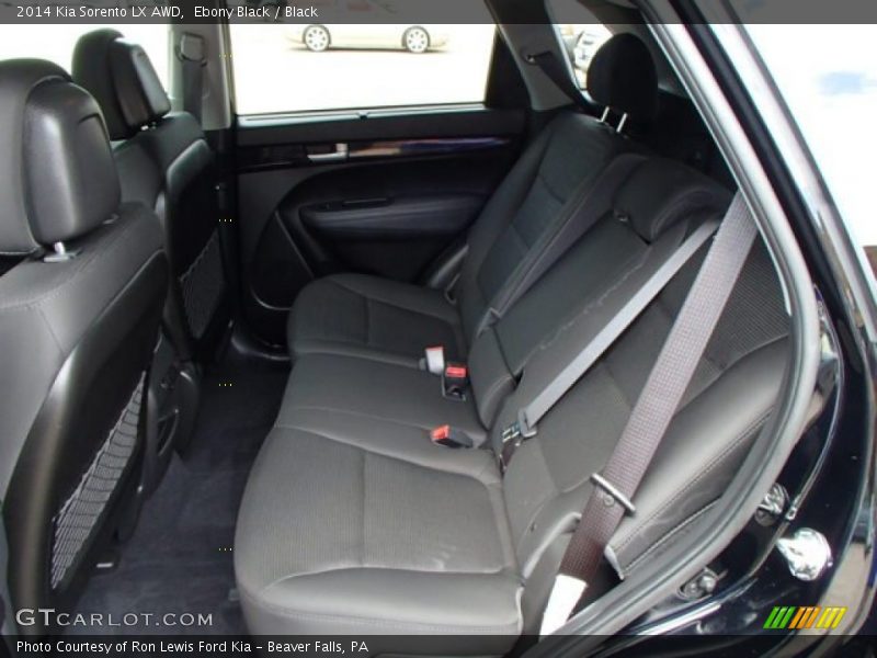 Ebony Black / Black 2014 Kia Sorento LX AWD