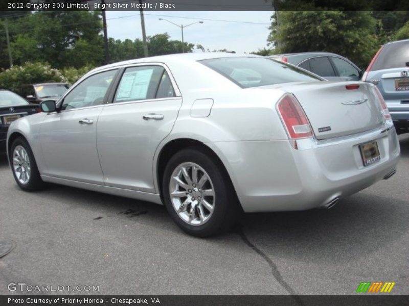 Bright Silver Metallic / Black 2012 Chrysler 300 Limited