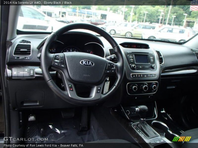 Ebony Black / Black 2014 Kia Sorento LX AWD