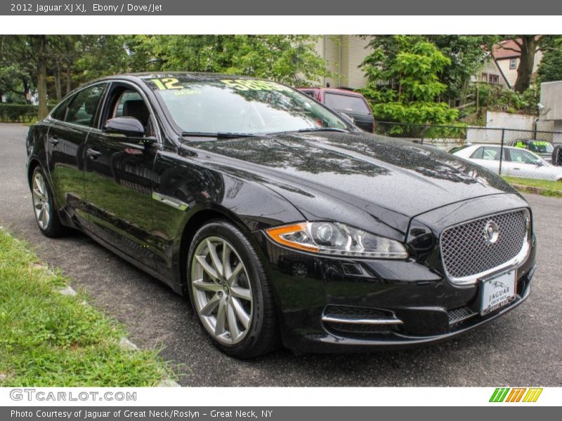 Ebony / Dove/Jet 2012 Jaguar XJ XJ
