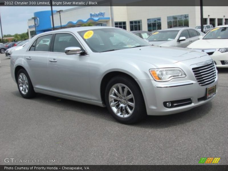 Bright Silver Metallic / Black 2012 Chrysler 300 Limited