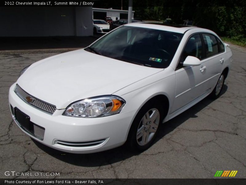 Summit White / Ebony 2012 Chevrolet Impala LT