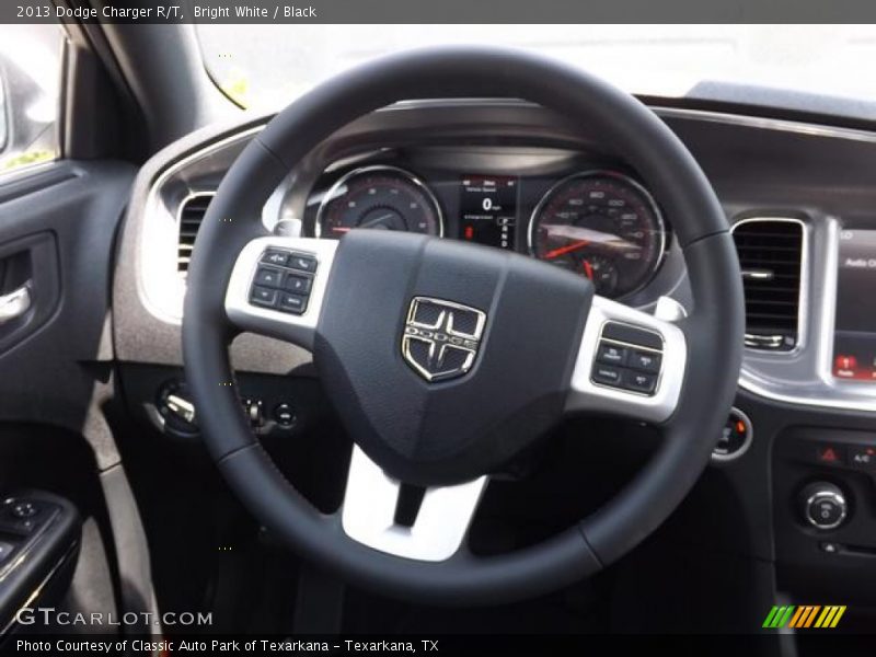 Bright White / Black 2013 Dodge Charger R/T
