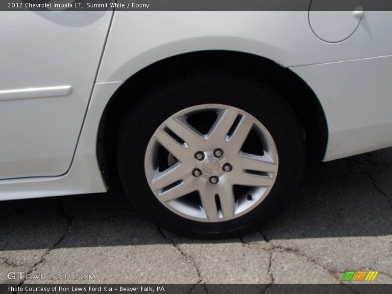 Summit White / Ebony 2012 Chevrolet Impala LT