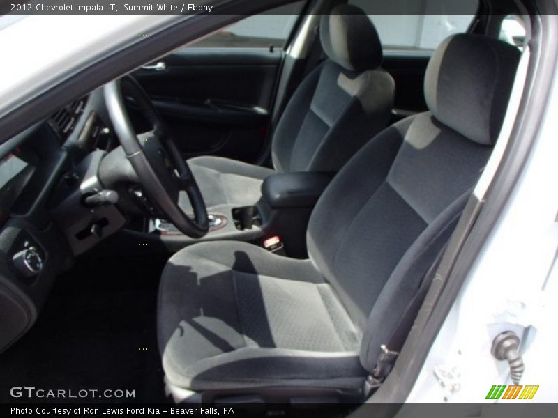 Summit White / Ebony 2012 Chevrolet Impala LT