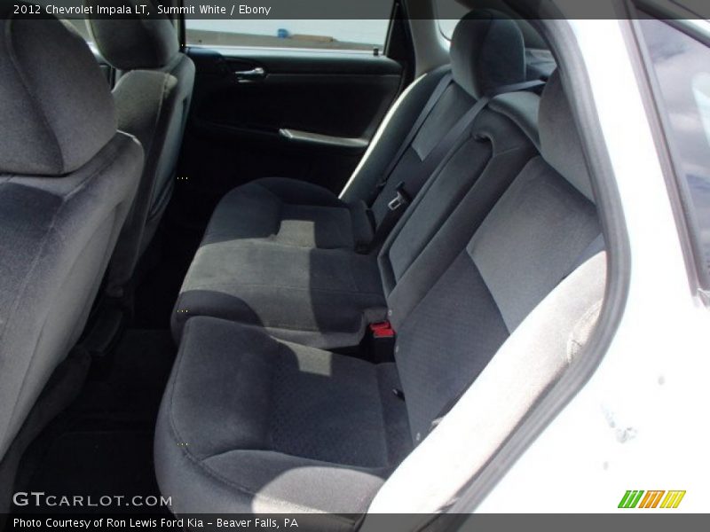 Summit White / Ebony 2012 Chevrolet Impala LT