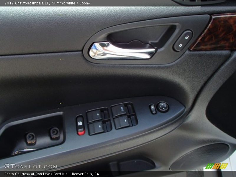 Summit White / Ebony 2012 Chevrolet Impala LT