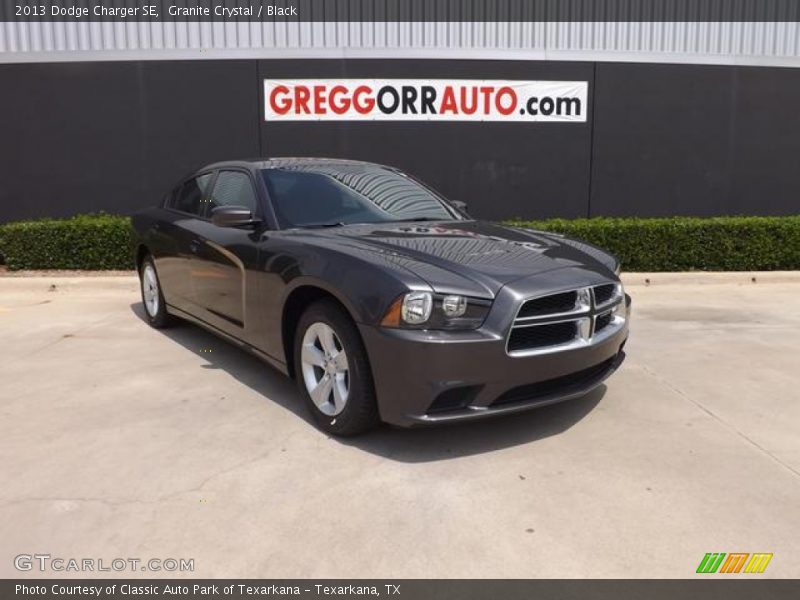 Granite Crystal / Black 2013 Dodge Charger SE