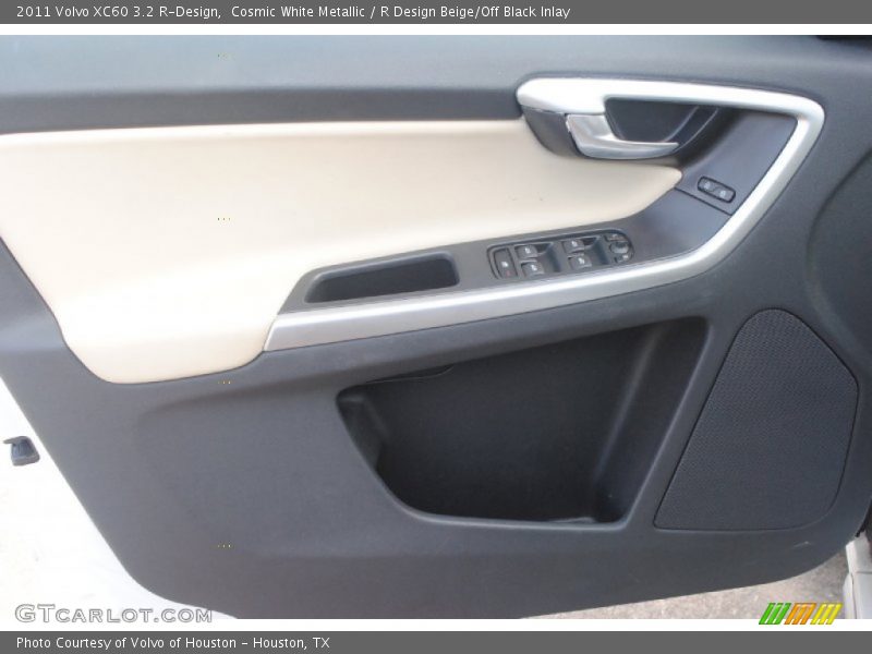 Cosmic White Metallic / R Design Beige/Off Black Inlay 2011 Volvo XC60 3.2 R-Design