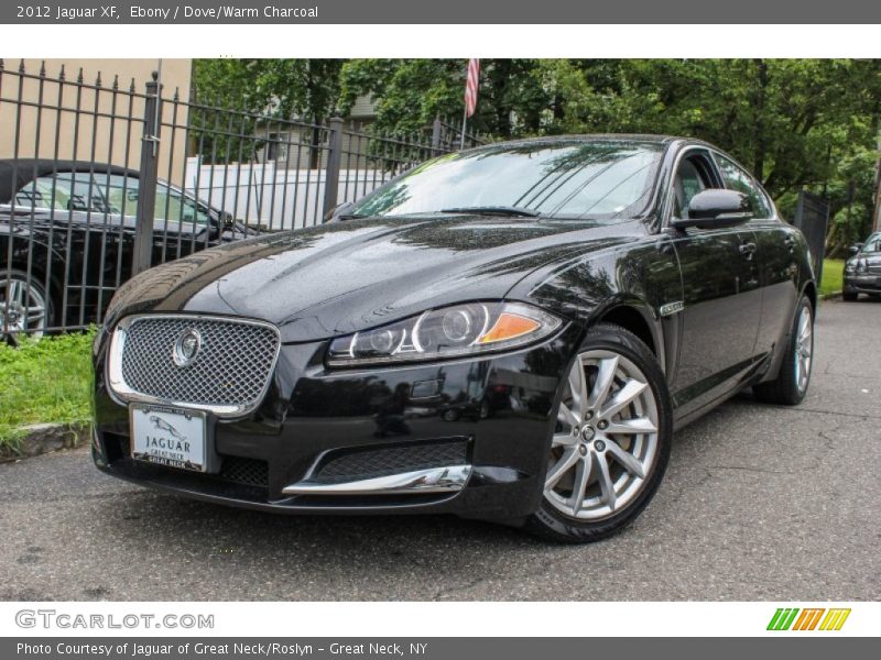 Ebony / Dove/Warm Charcoal 2012 Jaguar XF