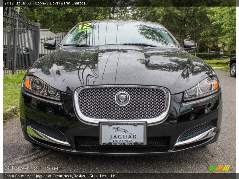 Ebony / Dove/Warm Charcoal 2012 Jaguar XF