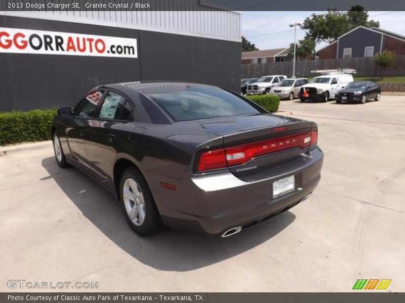 Granite Crystal / Black 2013 Dodge Charger SE