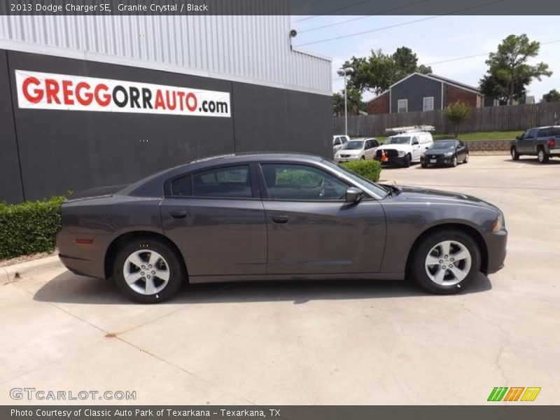 Granite Crystal / Black 2013 Dodge Charger SE