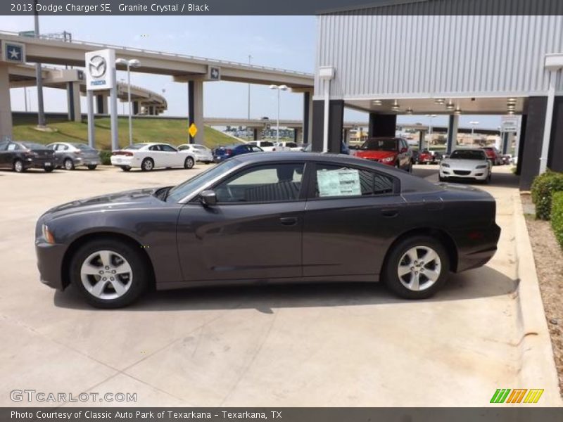 Granite Crystal / Black 2013 Dodge Charger SE