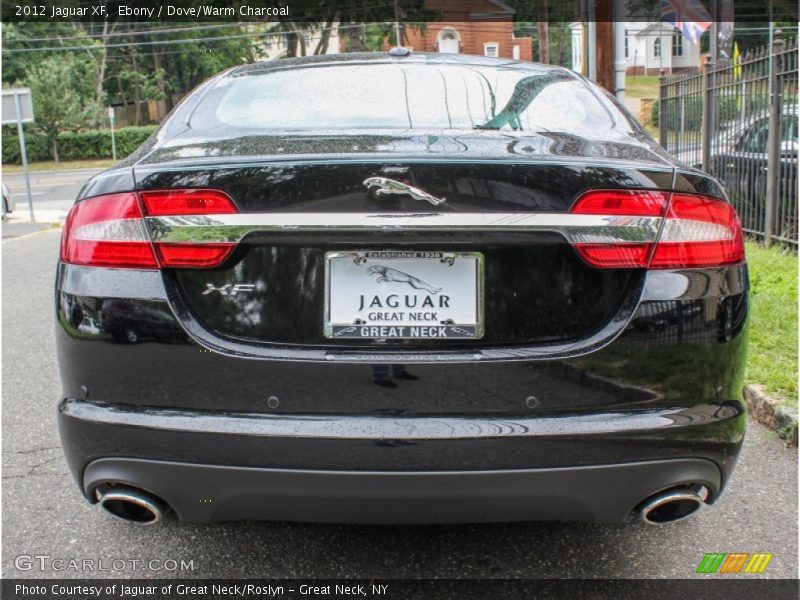 Ebony / Dove/Warm Charcoal 2012 Jaguar XF