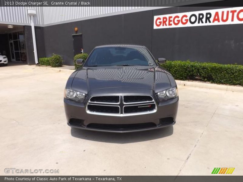 Granite Crystal / Black 2013 Dodge Charger SE