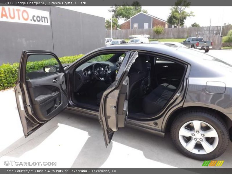 Granite Crystal / Black 2013 Dodge Charger SE