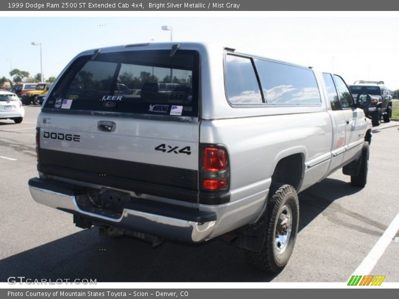 Bright Silver Metallic / Mist Gray 1999 Dodge Ram 2500 ST Extended Cab 4x4