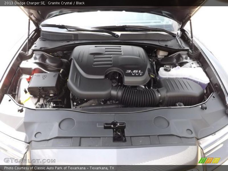 Granite Crystal / Black 2013 Dodge Charger SE