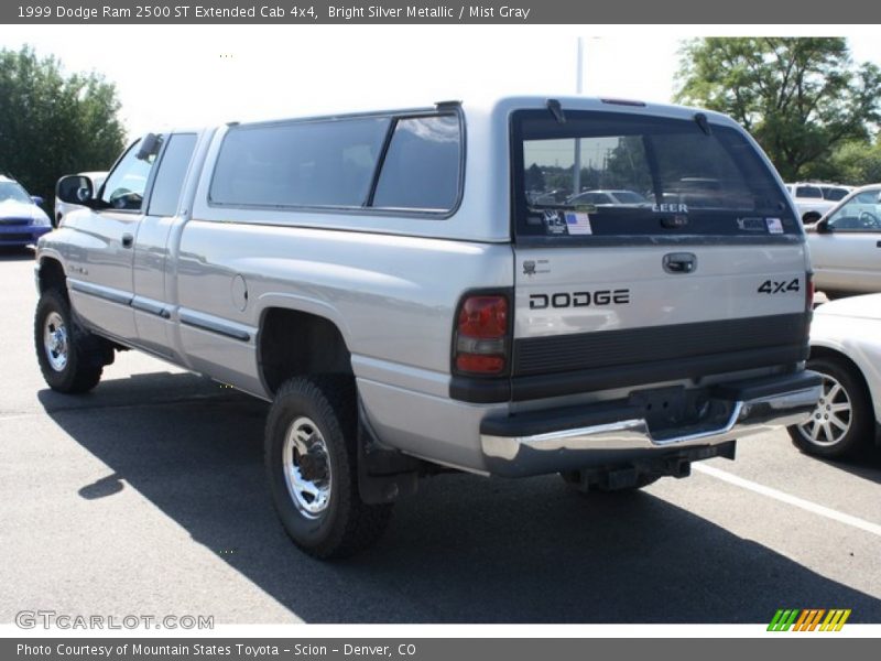 Bright Silver Metallic / Mist Gray 1999 Dodge Ram 2500 ST Extended Cab 4x4