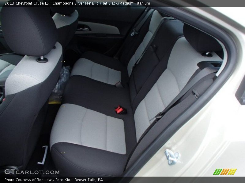 Champagne Silver Metallic / Jet Black/Medium Titanium 2013 Chevrolet Cruze LS