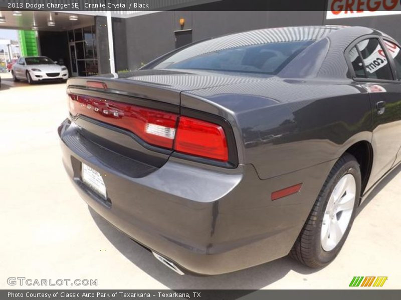 Granite Crystal / Black 2013 Dodge Charger SE